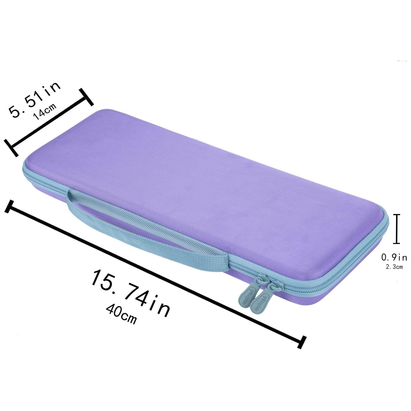 Aenllosi Hard Carrying Case Compatible with Logitech POP ICON Combo/POP Keys Mechanical Wireless Keyboard (Purple)(Case Only)