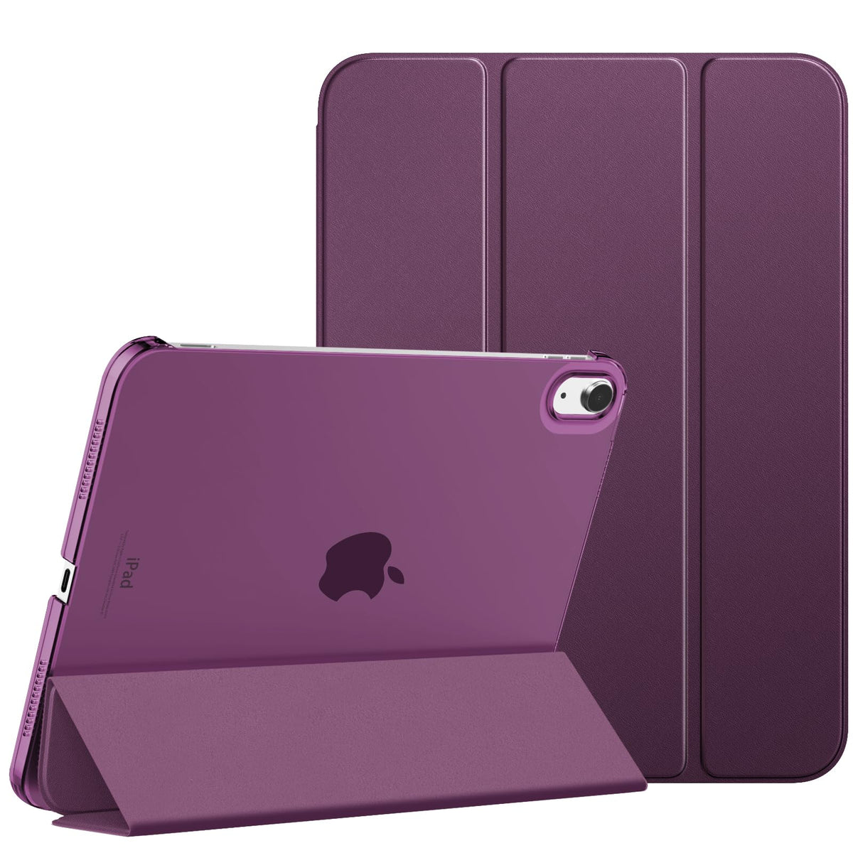 MoKo for iPad (A16) 11th Generation Case, iPad 10th Gen Case, Deep Purple