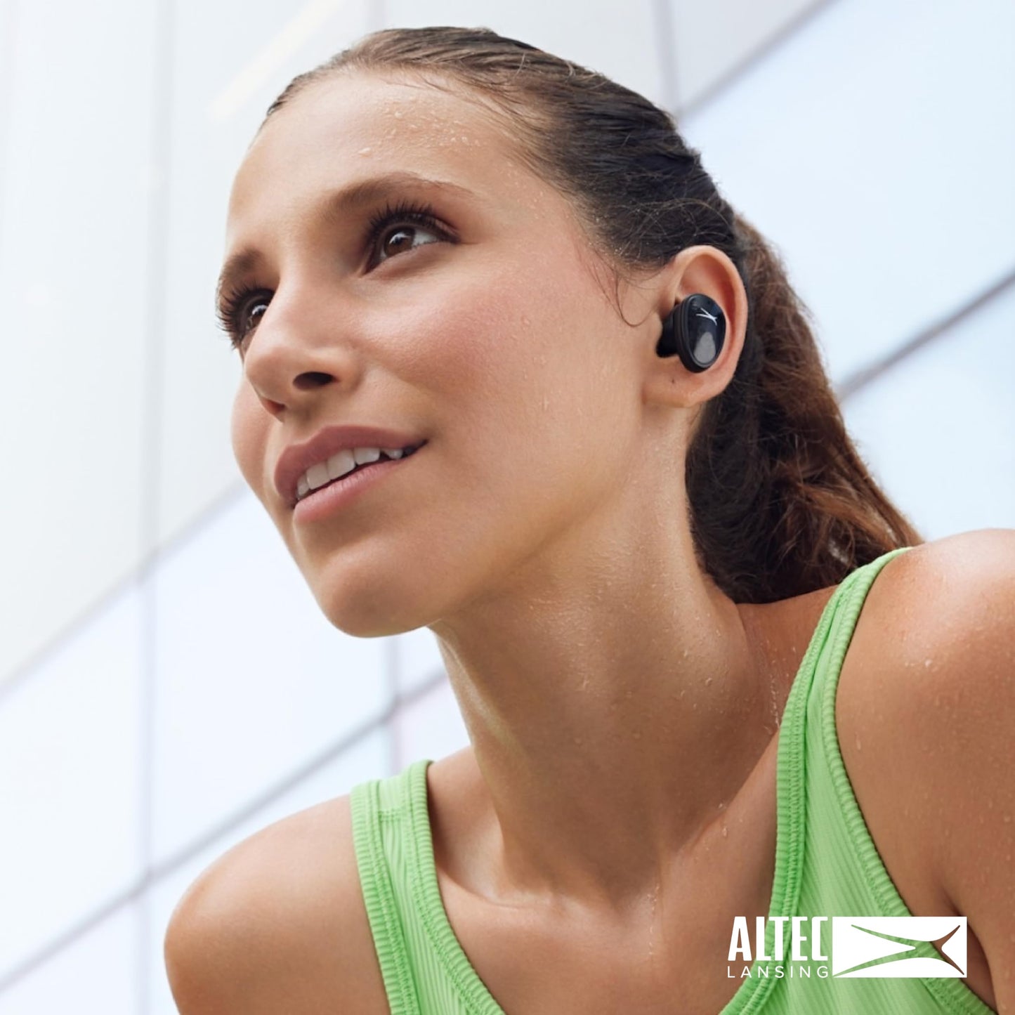 Altec Lansing - Nanobuds 3.0, Wireless Sport Earbuds with 6-Hour Battery, Waterproof IP44, Bluetooth with Charging Case, Noise Suppression Mic, Voice…
