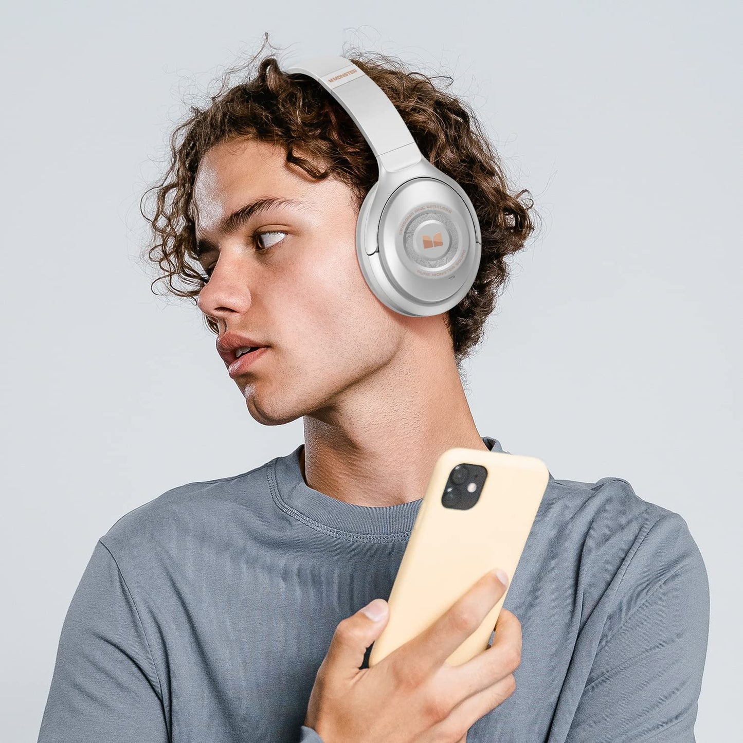 Monster Persona Noise Cancelling Wireless Headphones, Over Ear Bluetooth Headphones Wireless with Hi-Fi Stereo Deep Bass, Quick Charge 30H Playtime…