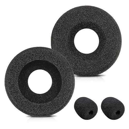 Plantronics Headset Ear Cushions Foam Replacement Ear Pad for Plantronics Blackwire C320 3320 3210 3220 HW251N HW261N HW510 HW520 Jabra PRO 930 Most
