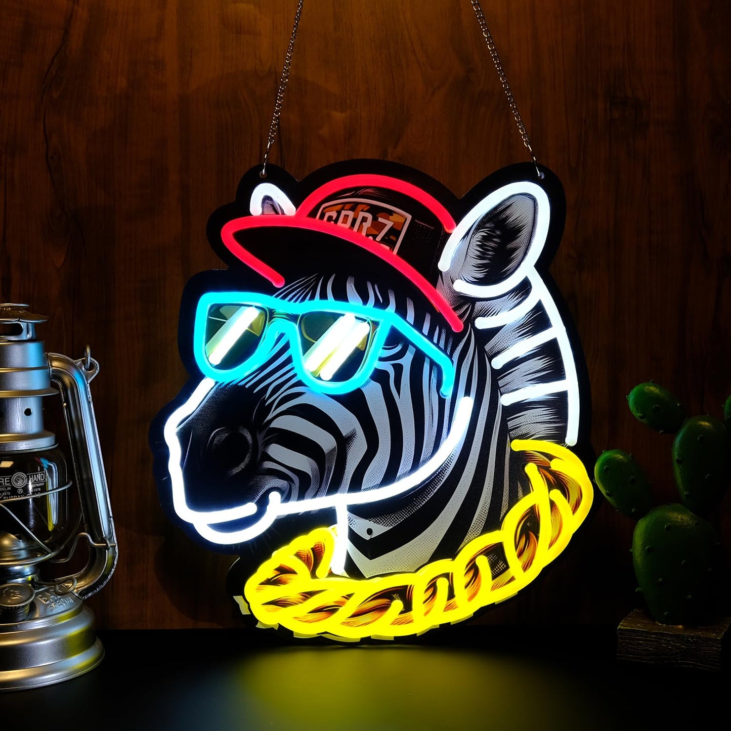 Zebra Neon Sign Night light for Bar Club Bedroom Hotel Pub Cafe Wedding Birthday Party Gifts