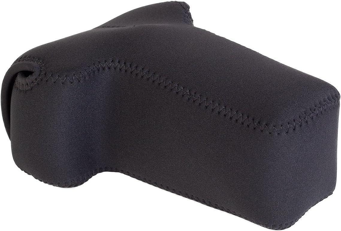 OP/TECH USA Soft Pouch - Compact digital camera case, lightweight accessories pouch, sleek neoprene sleeve for DSLR, perfect for backpacks & travel