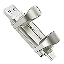 Gigastone Duo Pro Flip USB-A+C 256GB (1-Pack) Dual External Portable SSD 500MB/s Supports Apple 4K 60fps ProRes HDR Video Recording USB3.2 Gen 2