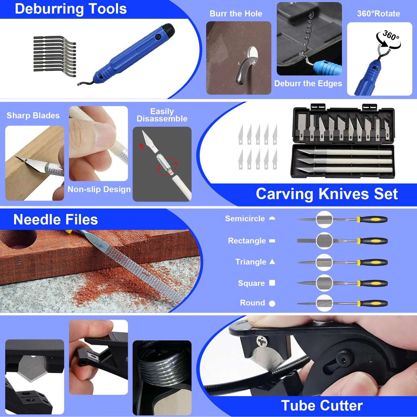 112 PCS 3D Printing Tool Kit, 3D Printer Accessories with Nozzle Cleaning Kit, Deburring Tool, Digital Caliper, Pliers, Wrench Set, Cutting Mat, Tool