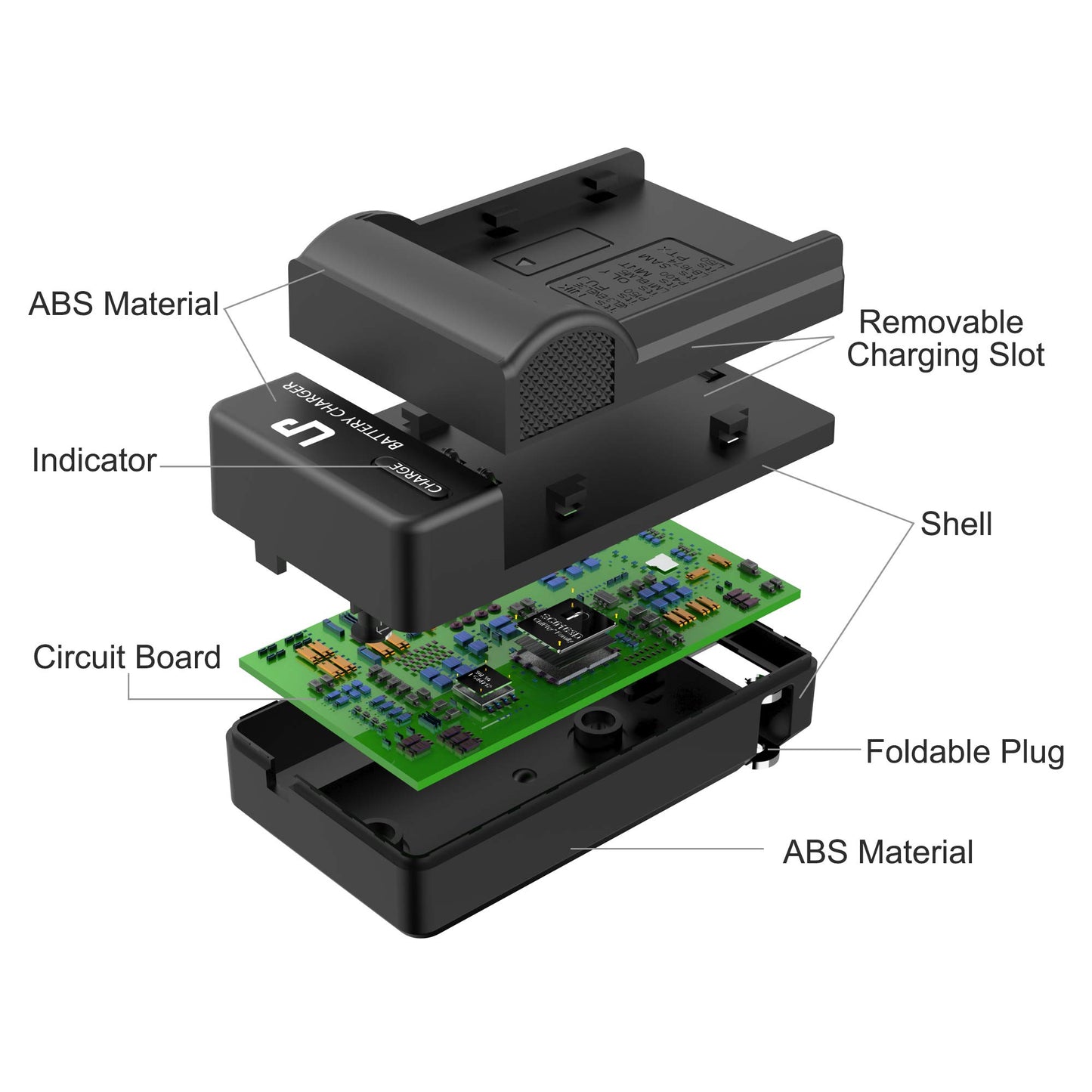 EN-EL3e LP Battery Charger for Nikon EN-EL3e, EL3, EL3a, Compatible with Nikon D50, D70, D70s, D80, D90, D100, D200, D300, D300s, D700 Digital SLR