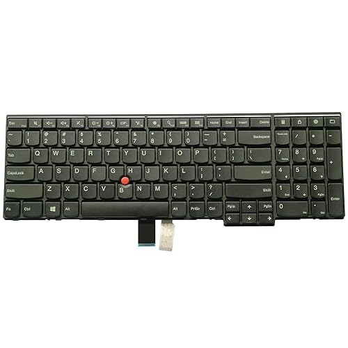 AUTENS Laptop Replacement Keyboard for Lenovo ThinkPad E531 E540 Laptop No Backlight (4 Fixing Screws)