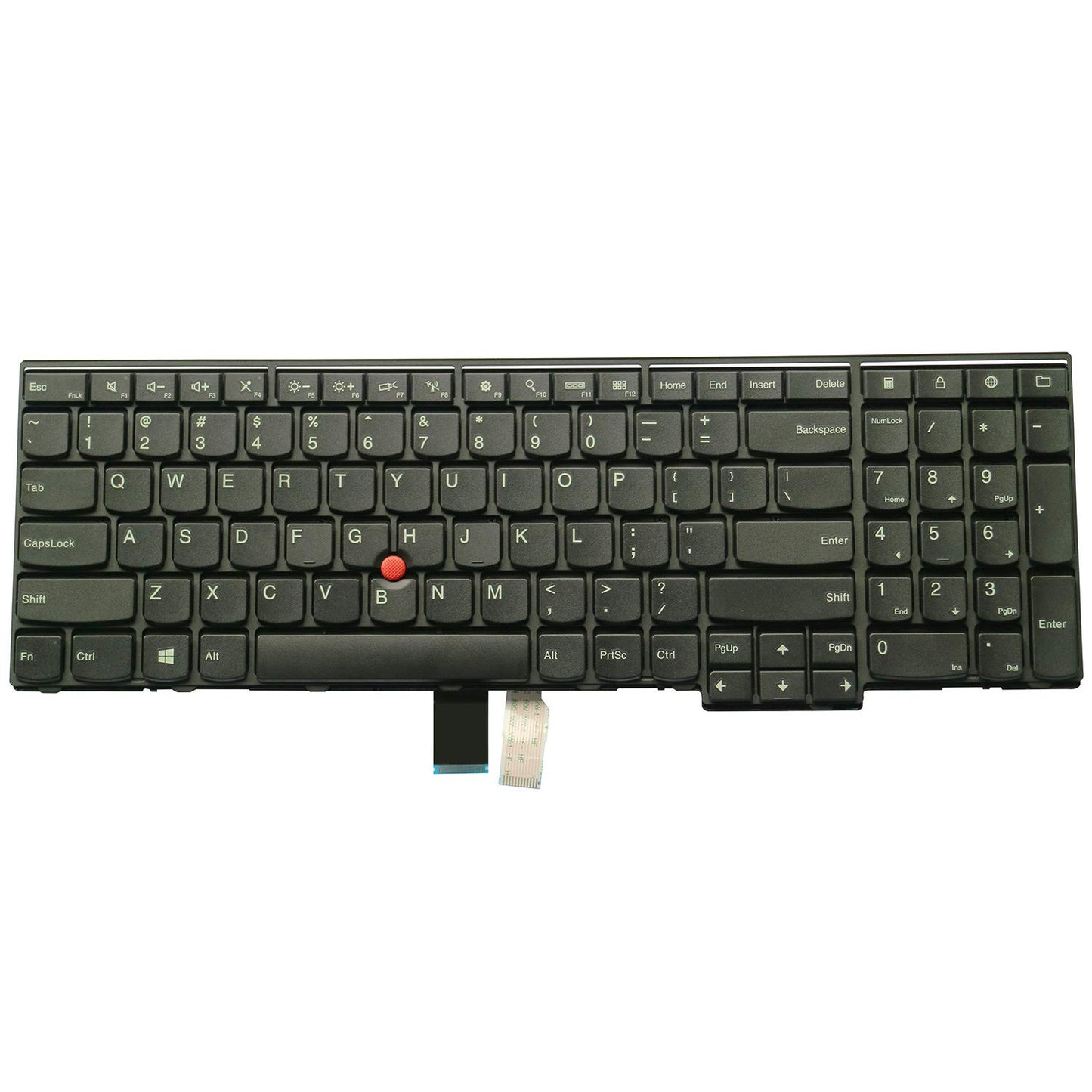 AUTENS Laptop Replacement Keyboard for Lenovo ThinkPad E531 E540 Laptop No Backlight (4 Fixing Screws)
