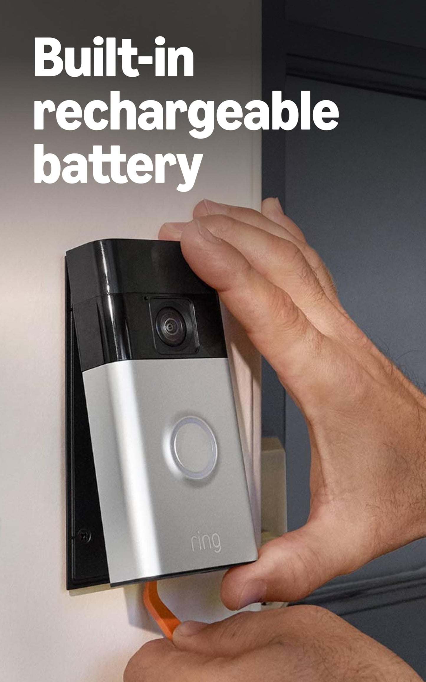 Ring Battery Doorbell (newest model), Home or business security with Head-to-Toe video, Live View with Two-Way Talk, and Motion Detection & Alerts