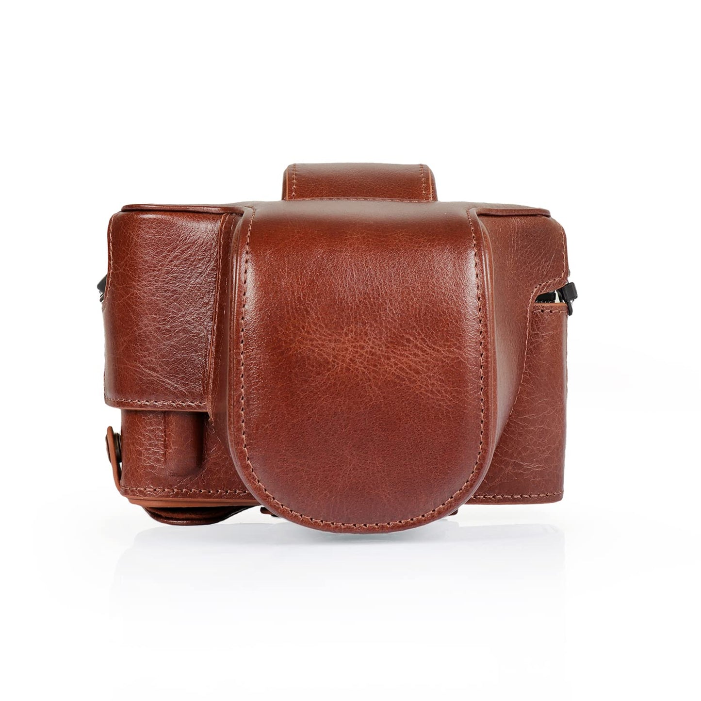MegaGear MG2010 Ever Ready Genuine Leather Camera Case Compatible with Nikon Z fc (Brown)