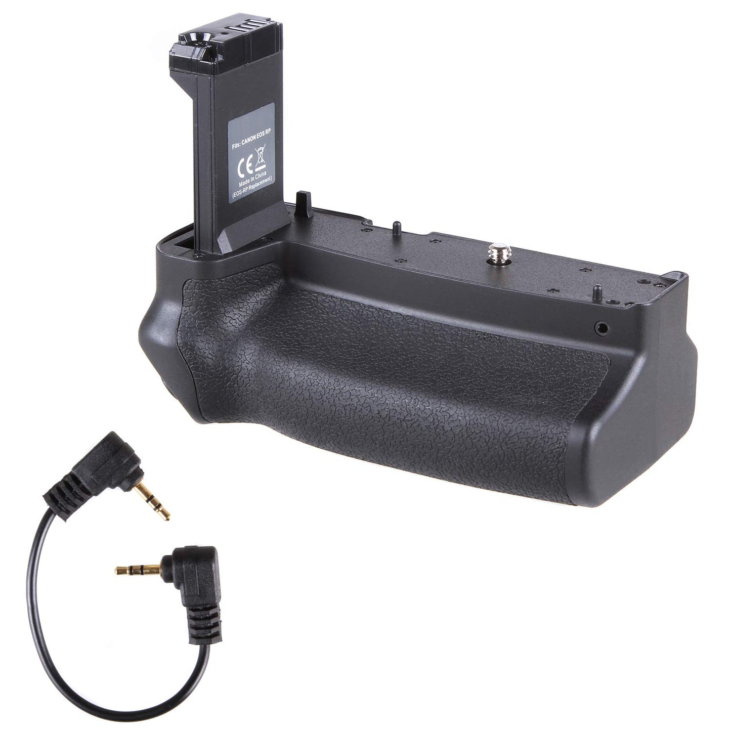 FocusFoto Pro Vertical Multi Power Battery Pack Grip Holder for Canon EOS RP, R8 Camera Replacement for EG-E1 with Signal Transferring Cable, uses one