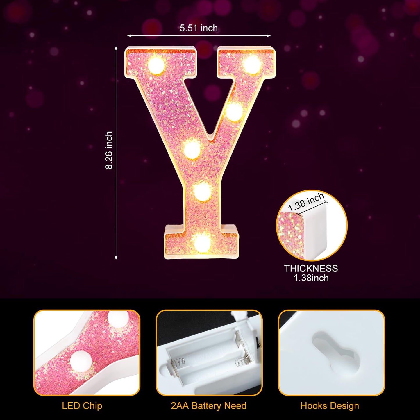 LAMATY Pink Marry Me Light Up Letters Proposal Decorations, 2031 Pcs Marry Me Sign with 24 Pcs Heart Flameless Candles 2000 Pcs Rose Petals