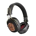 House of Marley Positive Vibration Riddim On-Ear Headphones, 50-Hour Playtime, Quick Charge, Crystal Clear Calls, Sustainable Bamboo (Rasta)