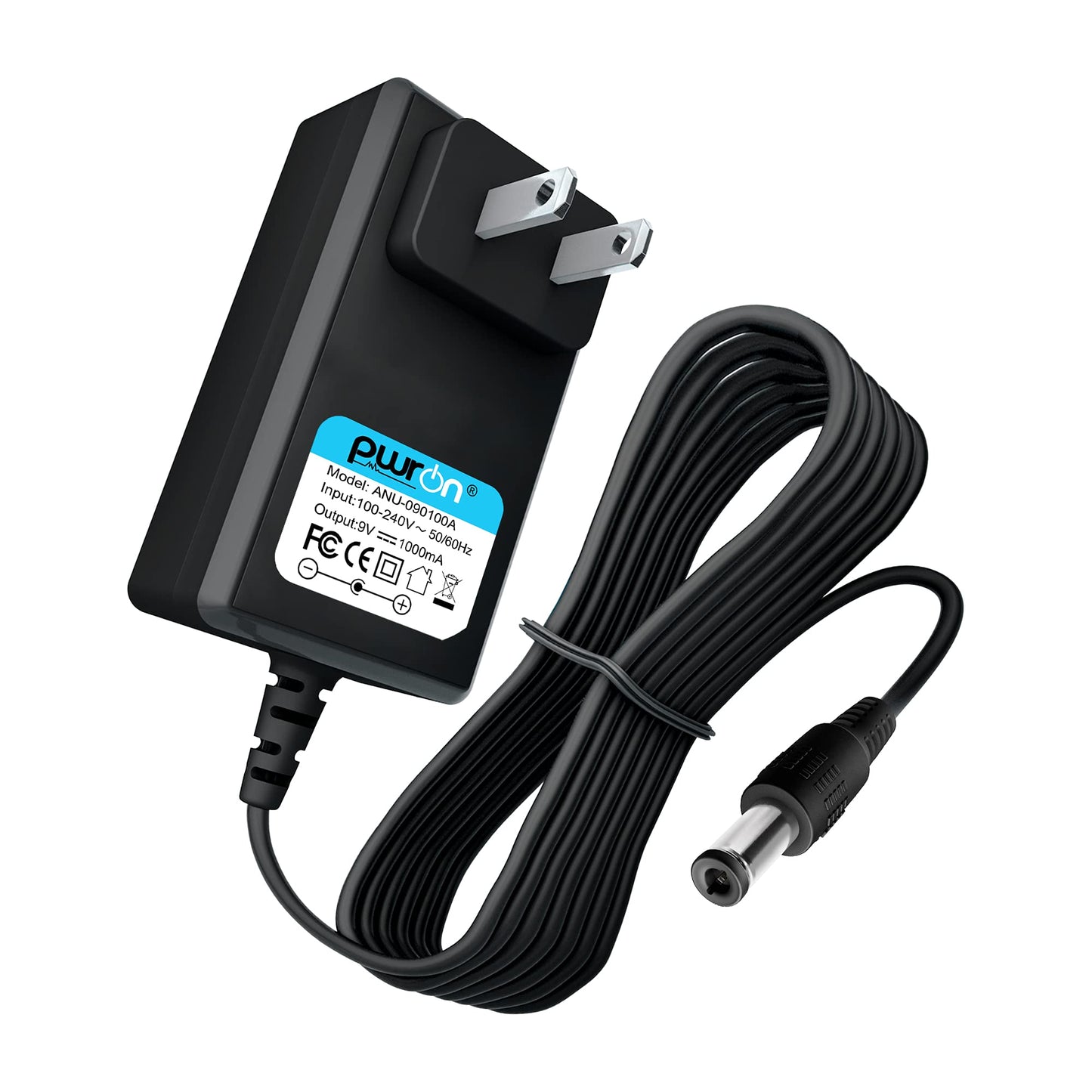 PwrON 9V Ac Dc Adapter Compatible with RENPHO EM-2016C 2016, RF-EM2018C EM-2018C & Naipo Cordless Hand Held Deep Tissue Percussion Massager Power Cord