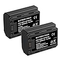 SUGUBU 2-Pack NP-FZ100 Upgraded Li-ion Battery(2280mAh) Replacement for Sony ZV-E1, A7iv, A7iii, A7C, FX3, FX30, A9, Alpha 9, Alpha 9S, A9S, A7RIII
