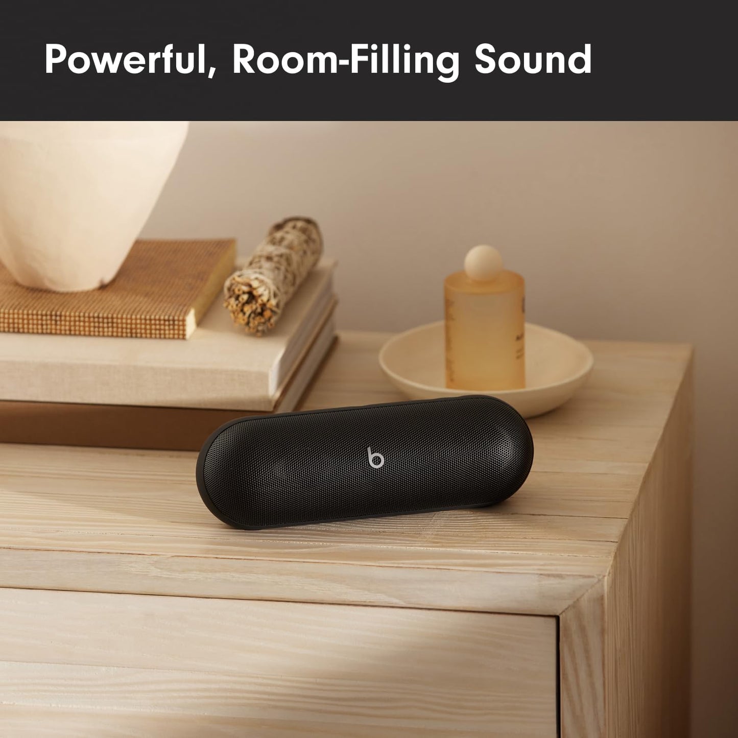Beats Pill - Bluetooth Speaker and Portable Wireless Charger via USB-C - Up to 24 Hours Battery Life, IP67 Water Resistant, Apple & Android