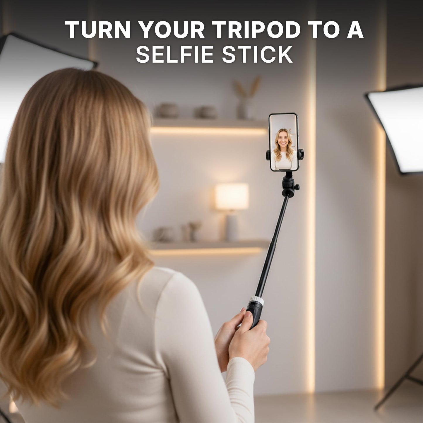 Audience Mobile Tripod and Selfie Stick with Bluetooth Remote for Mobile Content Creators