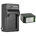 Kastar 1-Pack CGA-D54 Battery and AC Wall Charger Replacement for Panasonic AG-DVC80 AG-DVC80P, AG-DVC180 AG-DVC180A, AG-DVX100, AG-DVX100A