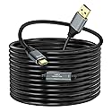 GOSYSONG USB 3.0 A to C Data Transmission Cable 20ft, 5Gbps Super Speed USB 3.0 Cable Compatible with VR,Xbox,Laptop,Camera,Docking Station,SSD