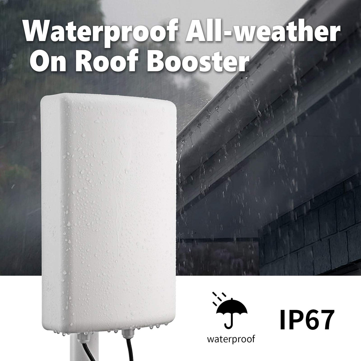 11dBi High Gain 4G LTE 5G Waterproof Dual Polarized MIMO Antenna with Dual 5 Meter Cable SMA/TS9 Connector for Netgear Nighthawk M6/M6 Pro, M5/MR5100