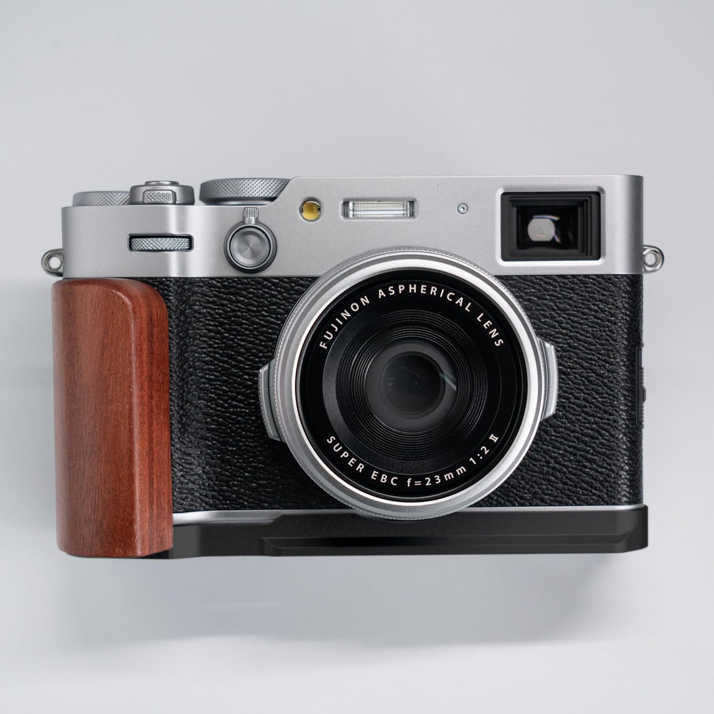 Iborrys L-Shaped Camera Handle ?Compatible with FUJIFILM X100VI Camera ?Precious Vintage Solid Wood Camera Grip | Handcrafted by Experienced Artisans
