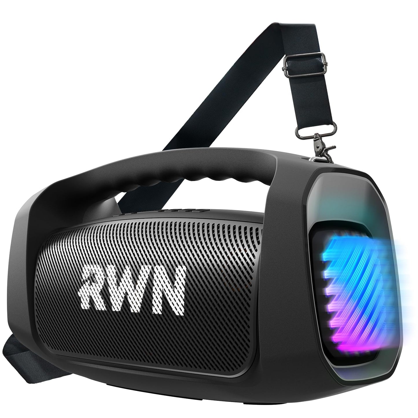 RWN Outdoor Bluetooth Speaker: 160W Loud Sound, IP67 Waterproof with 24H Playtime, Fast Charge, Bass, TWS, Portable Wireless Speakers with Light Show