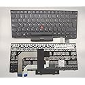 Laptop Replacement Latin Spanish Layout Keyboard for Lenovo IBM Thinkpad T470 T480 A475 A485 Series Laptop 01HX309(with Frame Pointer/Without
