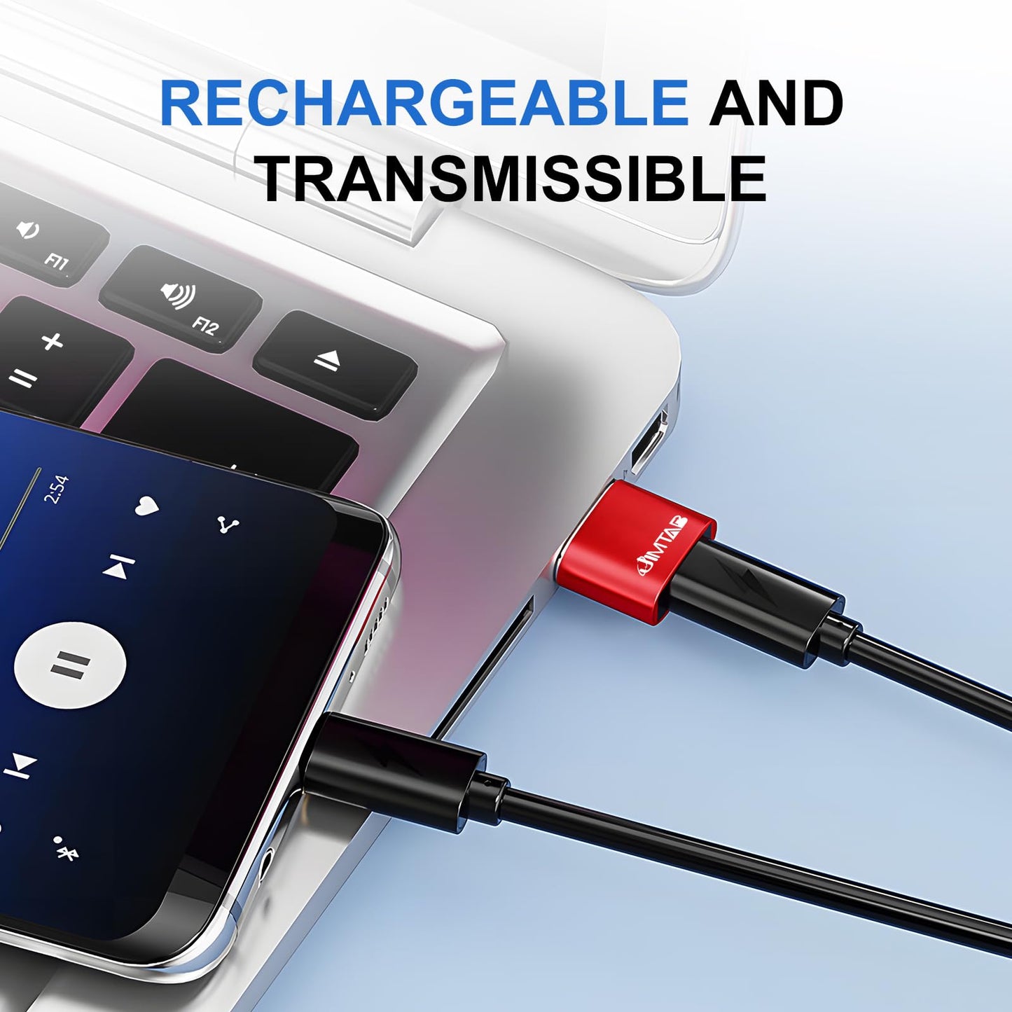 JIMTAB USB C Adapter (4 Pack), USB C to USB, High-Speed Data Transfer, USB-C to USB Female Adapter for MacBook Pro 2023, iPad Pro 2023, Samsung…