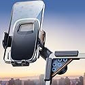 DICMKY Tesla Phone Mount for Tesla Model Y/3 2026 2025 2024 2023 2022 2021, 360°Swivel Car Accessories for Tesla Screen Clip Phone Holder Stand (for