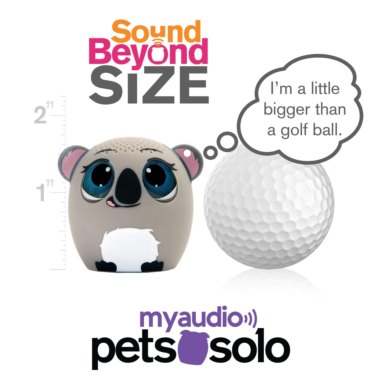 My Audio Pet Mini Bluetooth Animal Wireless Speaker (KOOLala Koala)