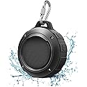 Kunodi Outdoor Waterproof Bluetooth Speaker, Wireless Portable Mini Shower Travel Speaker with Subwoofer, Enhanced Bass, Built in Mic for Sports