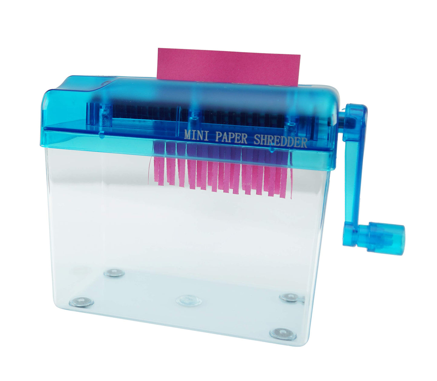 HOME-X Hand Crank Paper Document Shredder, Office and Teaching Supplies
