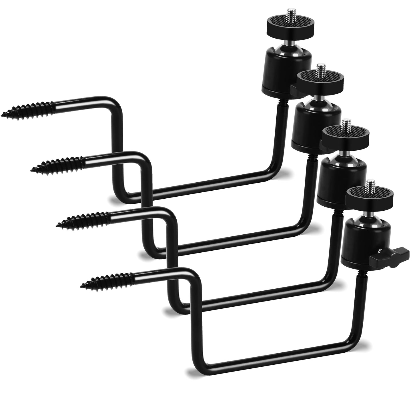 ALTIN Trail Camera Tree Mount, Trail Camera Holder, Hunting Accessory, 4 Pack Tracking Camera Bracket, Tree 1/4" x 20 Screw?360° Rotatable Interface