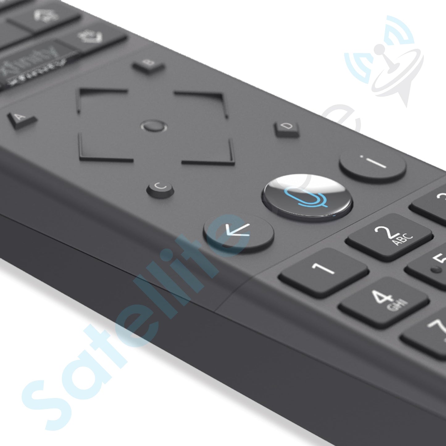 SatelliteSale Remote Control Replacement Xfinity XR15 for Comcast X1 Xi6 Xi5 XG2 & Flex - Voice Commands Backlit Black ABS Plastic RC with Batteries