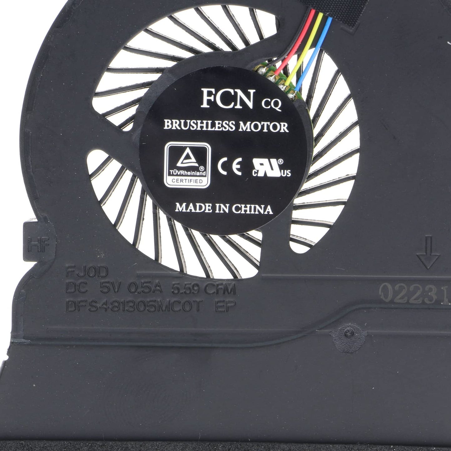 Replacement CPU Cooling Fan for Dell Inspiron 15-5565 15-5567 17-5767 P66F FN0565-A1033L2AL 0789DY 0MG81V