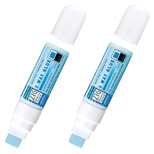 KURETAKE ZIG CORPORATION Zig 2-Way Glue Pen 2P, Jumbo Tip