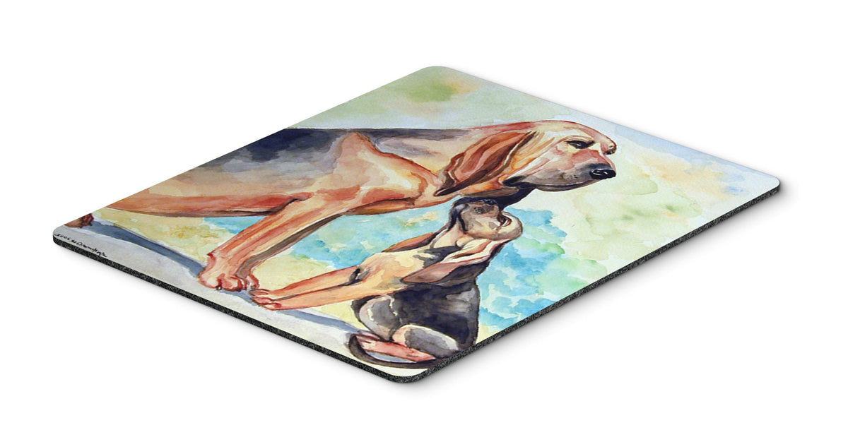 Caroline's Treasures 7014MP Bloodhound Momma's Love Mouse Pad, Hot Pad or Trivet for Home Office Gaming Working Computers Laptop Mouse Mat,Washable