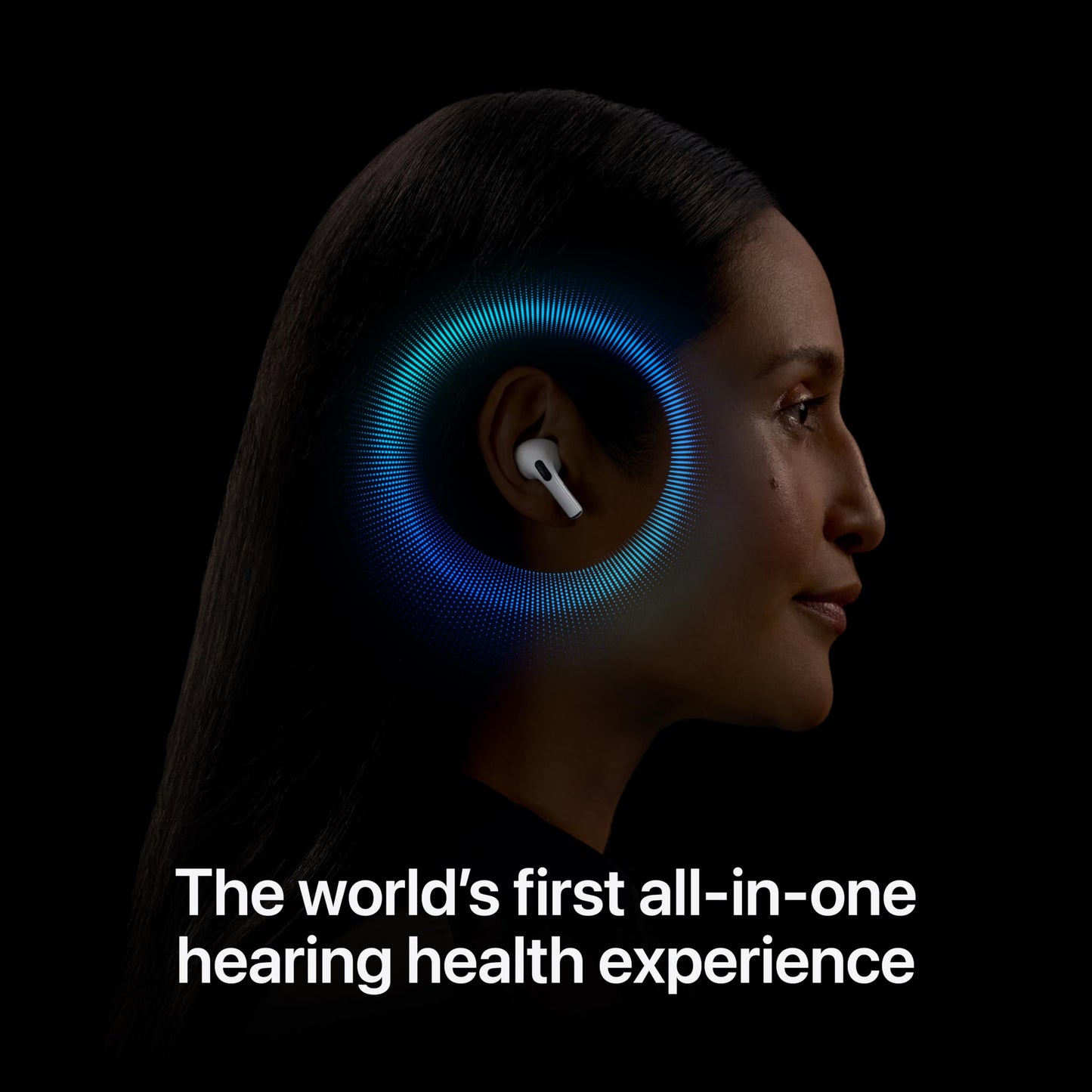 Apple AirPods Pro 2 Wireless Earbuds, Active Noise Cancellation, Hearing Aid Feature, Bluetooth Headphones, Transparency, Personalized Spatial Audio