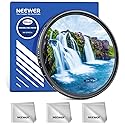 NEEWER 58mm Variable ND Filter ND2-400 (1-9 Stops) with 3X Cleaning Cloth, Adjustable Rotating Variable Neutral Density Camera Lens Filter