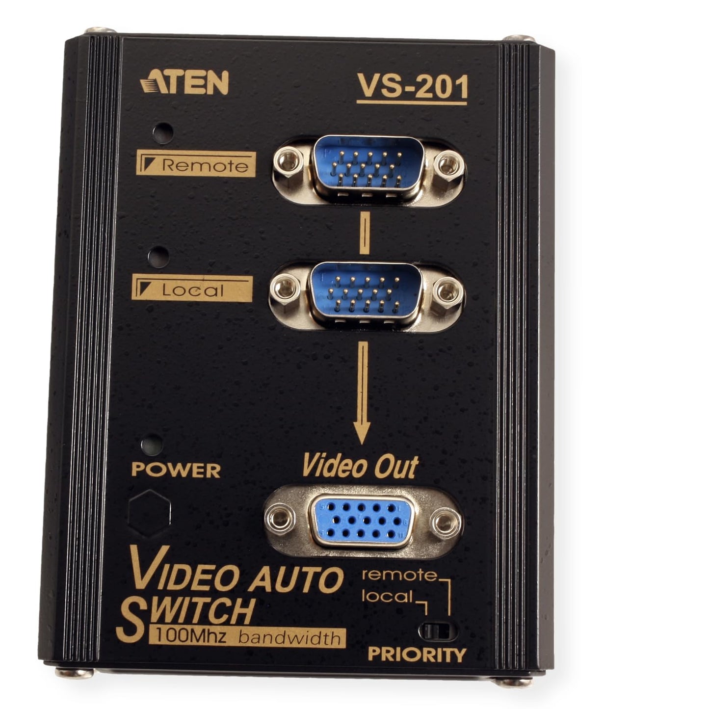 ATEN VS201 - Aten 2 to 1 Video Switch 2 x D-Sub (HD-15) Computer, 1 x D-Sub (HD-15) Monitor - 1024 x 768 @ 85 Hz - SVGA