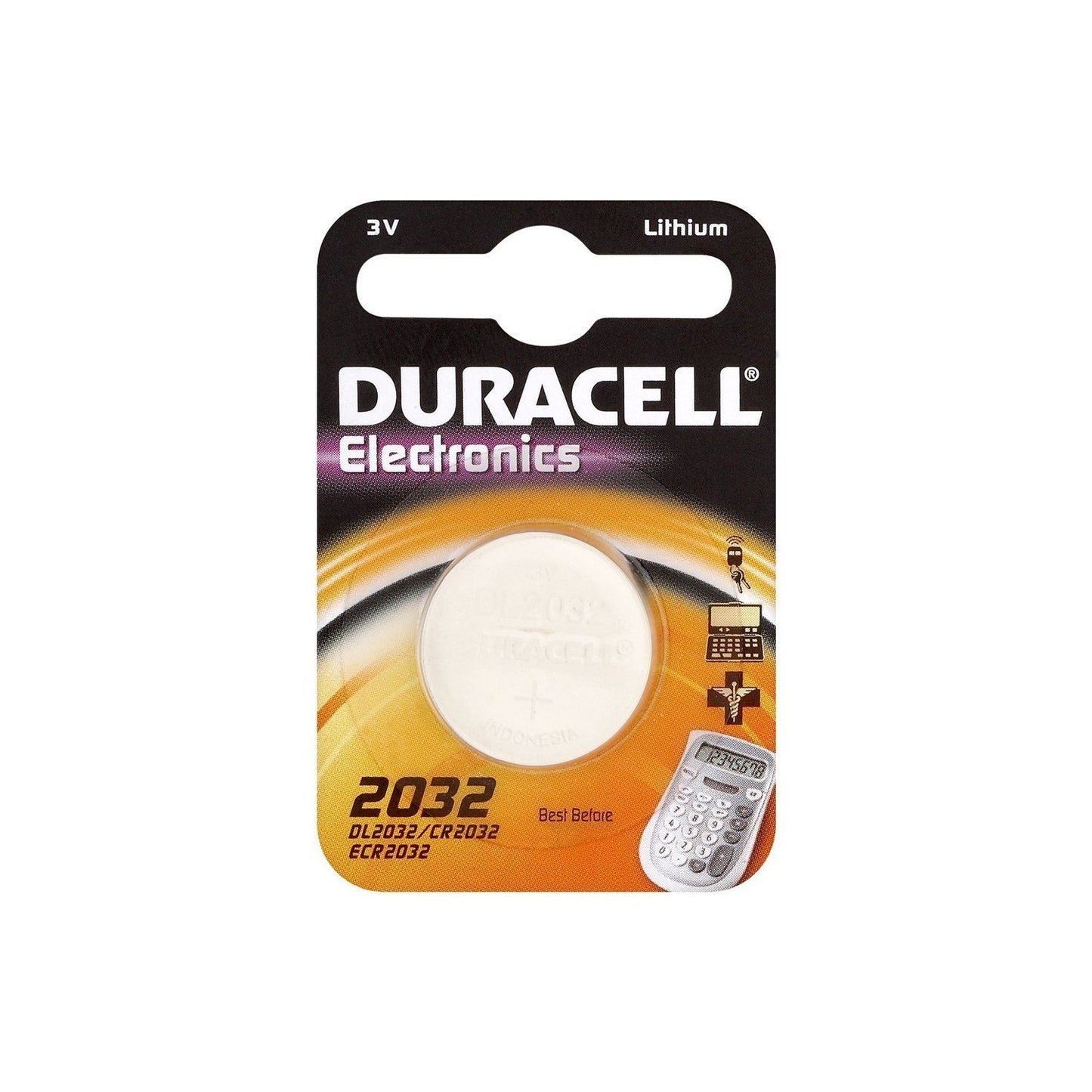 Fresh Duracell DL2032 3v Lithium Batteries