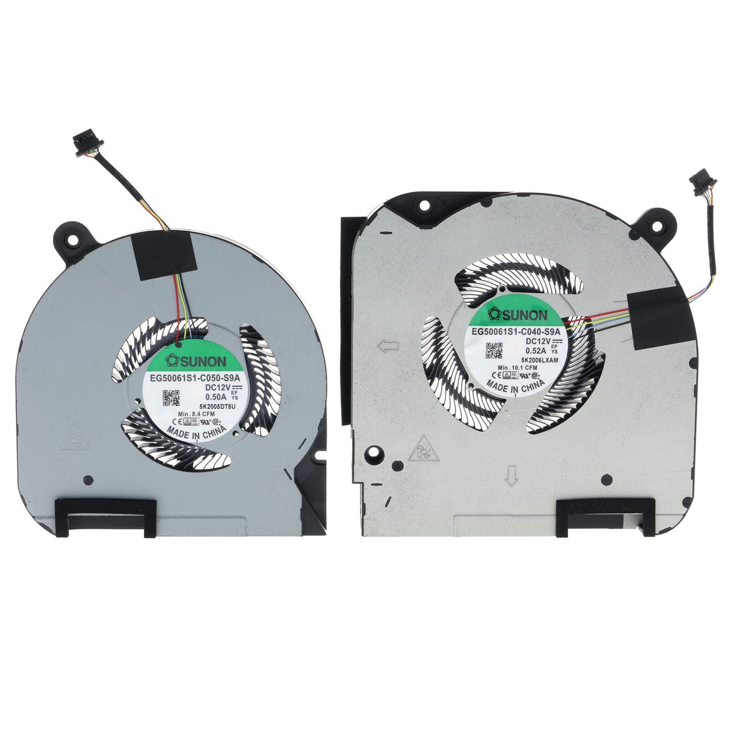 Replacement CPU+GPU Cooling Fan for Dell G7 17 7700 2020 DC 12V 0WMJ4N 0KFDJ9