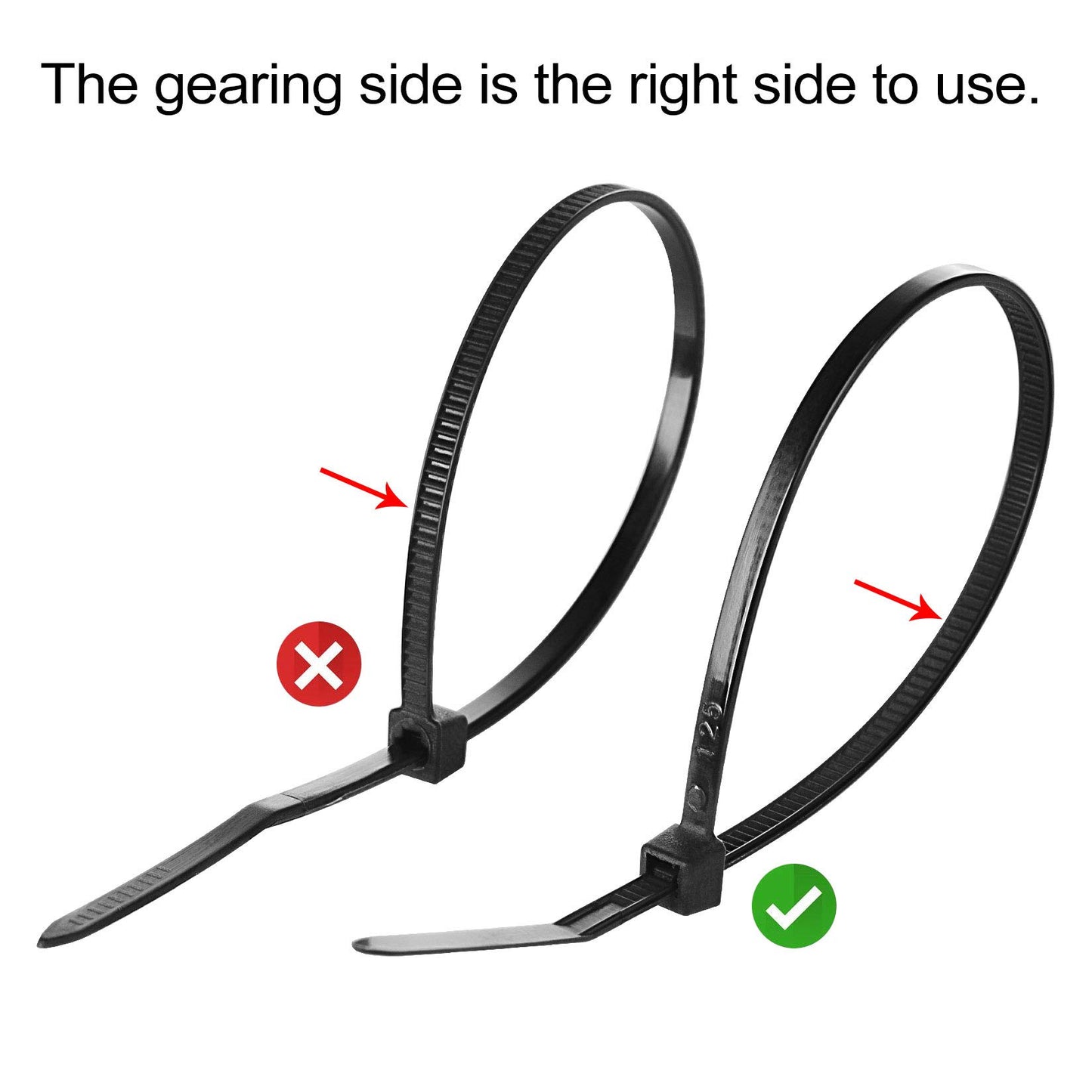 XHF 3/4" Strong Back-Glue Self Adhesive Black Cable Zip Tie Mounts 100pcs with 8" Zip Ties, Screws, UV Protection Outdoor Sticky Wire Fasteners Cable
