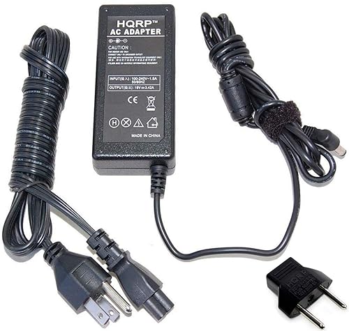 HQRP AC Power Adapter Works with MSI Cubi mini PC Series 2 3 Silent N 8 GL Desktop, Adaptor Power Supply Cord Plus Euro Plug Adapter