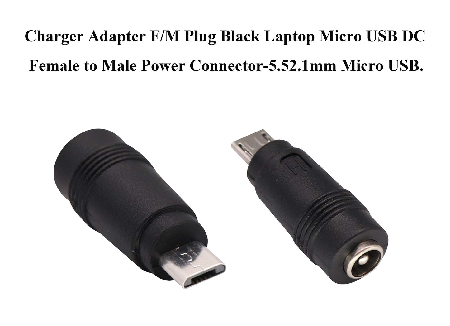 AAOTOKK Micro DC Power Adapter DC5.5x2.1mm to Micro USB 5V DC Power Supply Charging Cables Connector for Cellphone, Tablet,MP3 and Micro USB