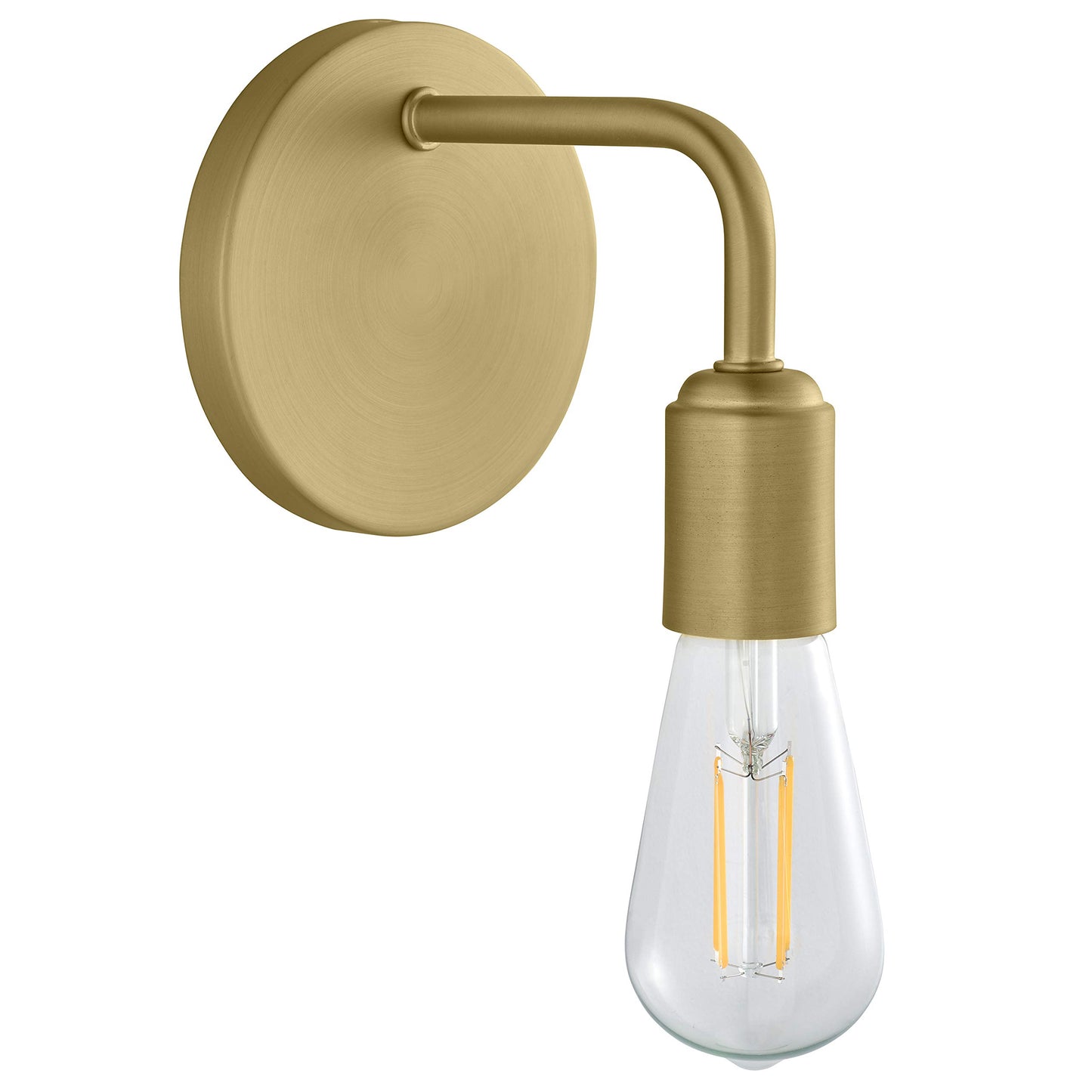 Linea di Liara Trasso Gold Wall Sconce Wall Lighting Fixture Modern Bathroom Vanity Sconce Bedroom Wall Sconce Hallway Wall Light, LED Bulb Included
