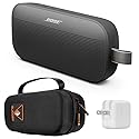 Bose SoundLink Flex Portable Bluetooth Speaker (2nd Gen), Outdoor Speaker with Hi-Fi Audio, Up to 12 Hours Battery, Waterproof and Dustproof, +