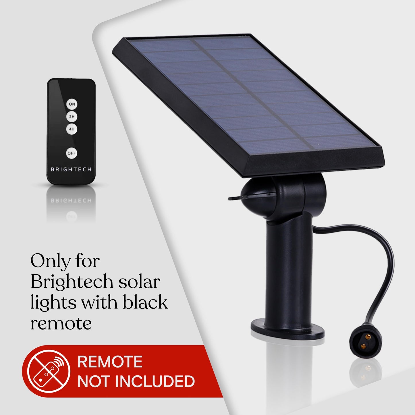 Brightech Ambience Pro Replacement Solar Panel - Compatible ONLY with with Brightech 1W Remote Controlled LED String Lights - Commercial Grade