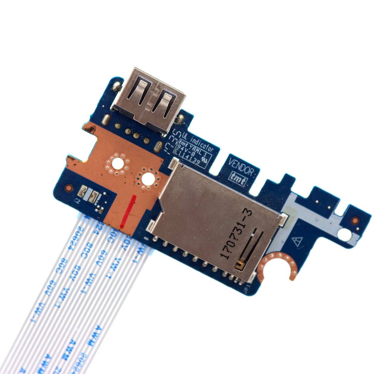 Deal4GO USB SD Card Reader Board w/Cable Replacement for HP 15-BS 15-BW 15-BU 250 G6 255 G6 15T-BR 15T-BS 15Z-BW CSL50 LS-E795P