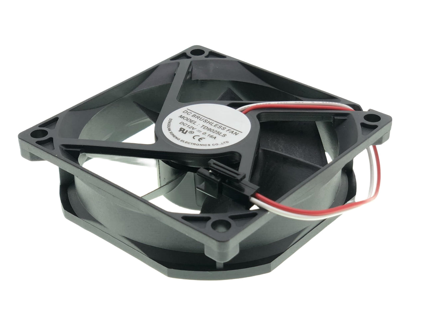 for TONON TD9025LS Wine Fridge Hotel Refrigerator, DC12V 0.16A Size: 90x90x25mm, (E1 Plug) 2-Wire Cooling Fan.